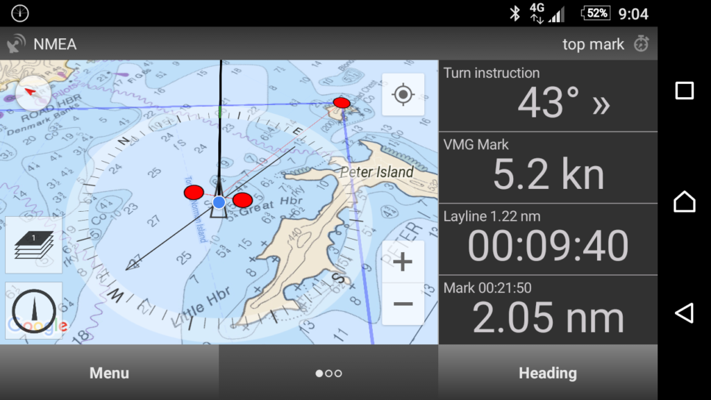 Google Maps Nautical Chart Overlay